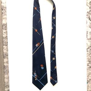 NWT Vintage Christian Dior Monsieur navy blue tie